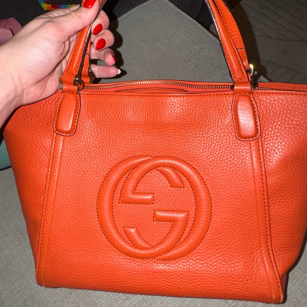 Gucci Orange Leather soho small Women's Bag - Picture 4 of 5